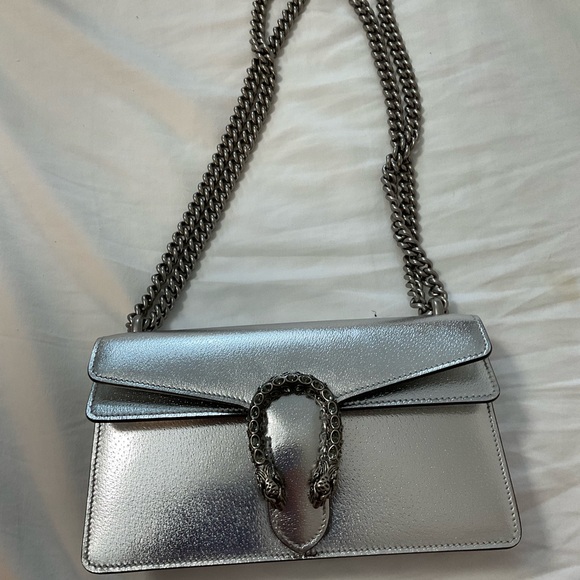 Gucci Handbags - GUCCI pvc Crossbody Bags Metallic Calfskin MM Dionysus Shoulder Bag